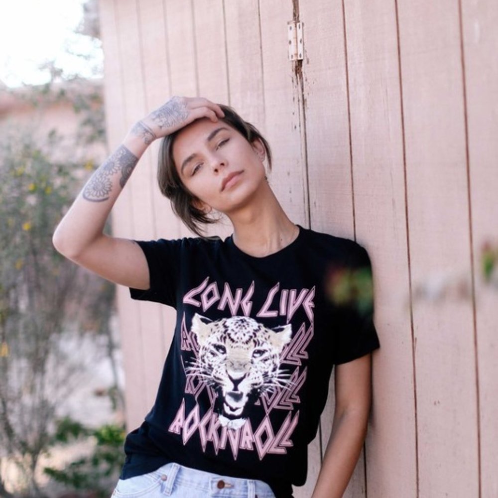 Long Live Rock N Roll Women's Graphic Tee